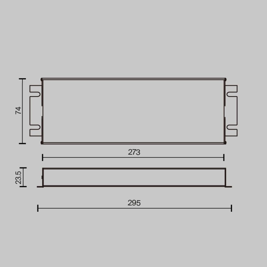 Источник напряжения Lighting control 734005 Lighting control Источники напряжения Triac Серебро