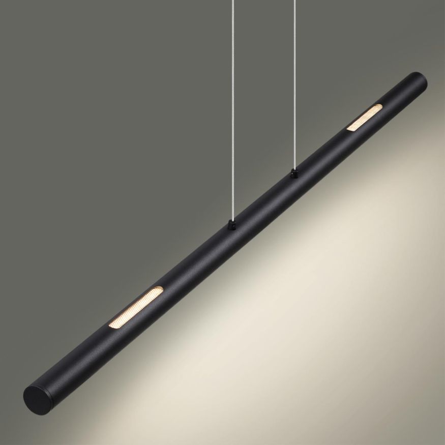 Подвесной светильник ODEON LIGHT 6643/45L MALI черный/металл/акрил