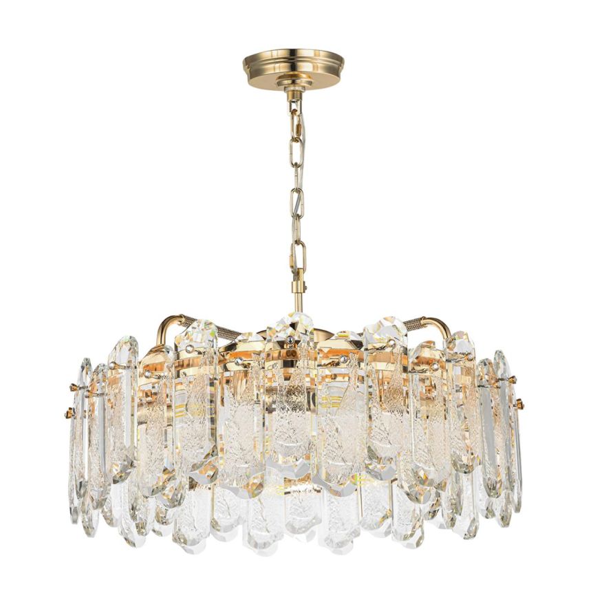 Люстра ODEON LIGHT 5069/10 BULLON золото/прозрачный
