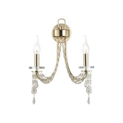 Бра ODEON LIGHT 5063/2W CAPEL золото/прозрачный