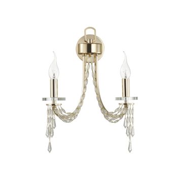 Бра ODEON LIGHT 5063/2W CAPEL золото/прозрачный