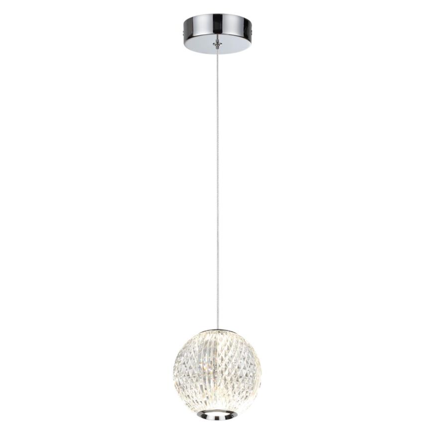 Подвес ODEON LIGHT 5007/5LA CRYSTAL хром/прозрачный