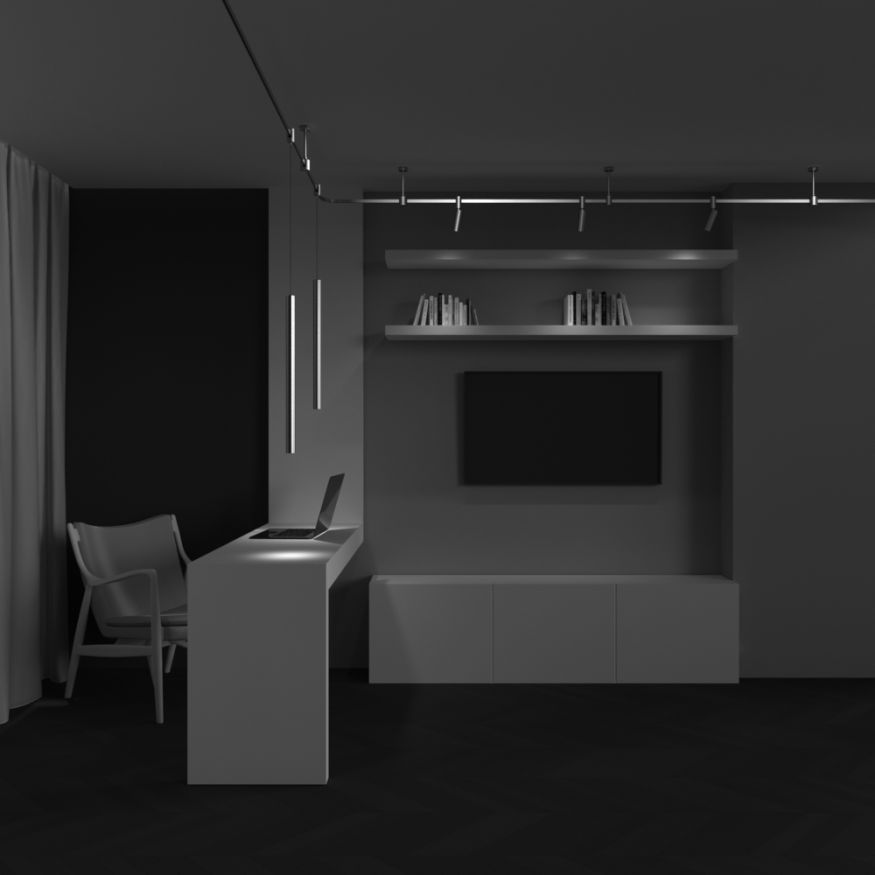 Трековый светильник Technical TR156-1-5W3K-PT MAYTONI Focus Led Платина