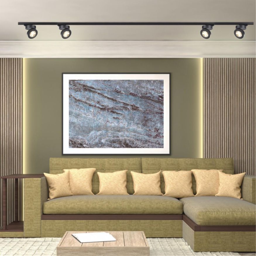 Светильник трековый однофазный трехжильный светодиодный NOVOTECH 357987 GRODA черный