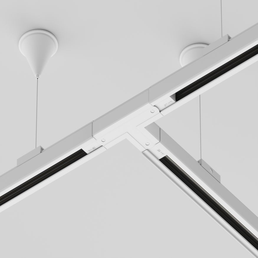 Комплектующие для систем освещения с токоведущими элементами Technical TRA005CT-31W-R MAYTONI Accessories for tracks Trinity Белый