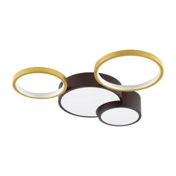 Люстра потолочная LUMION 5255/64CL NORBERT черный, матовое золото