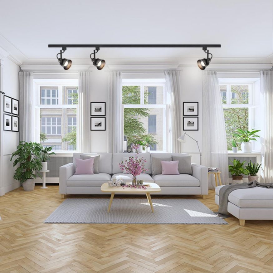 Светильник трековый однофазный трехжильный NOVOTECH 370548 VETERUM черный