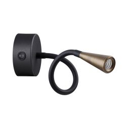 Бра с выключателем ODEON LIGHT 4289/3WL ODDS черный/античная бронза