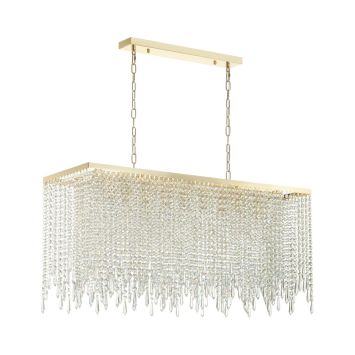 Люстра ODEON LIGHT 5028/9A CHOKKA золотой/прозрачный/металл/хрусталь