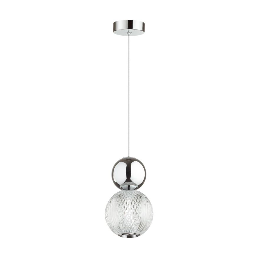 Подвес ODEON LIGHT 5007/7L CRYSTAL хром/прозрачный/металл/акрил