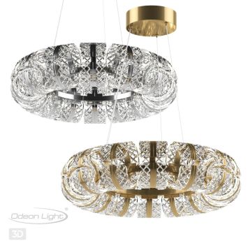Люстра ODEON LIGHT 5029/92L MIRAGE хром/прозрачный