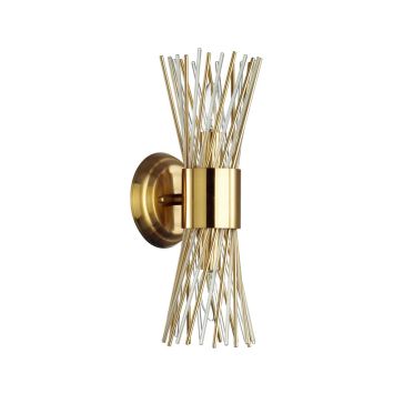 Бра ODEON LIGHT 4839/2W ORTA золото/металл/стекло