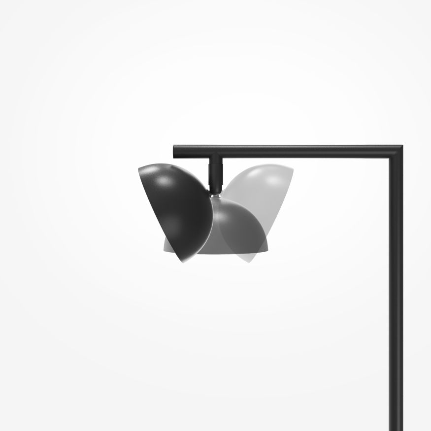 Напольный светильник (торшер) Maytoni MOD372FL-L10B3K Maytoni Pikant Черный