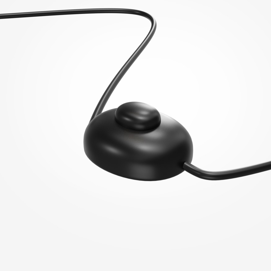 Напольный светильник (торшер) Maytoni MOD372FL-L10B3K Maytoni Pikant Черный