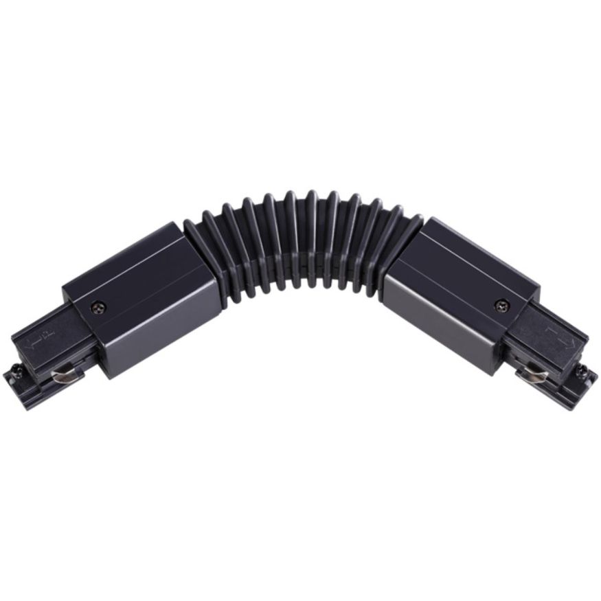 Соединитель гибкий с токопроводом для трёхфазного шинопровода NOVOTECH 135067 черный