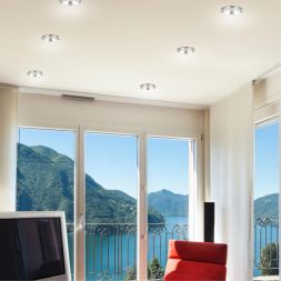 Ввстраиваемый светодиодный светильник NOVOTECH 357589 METIS хром