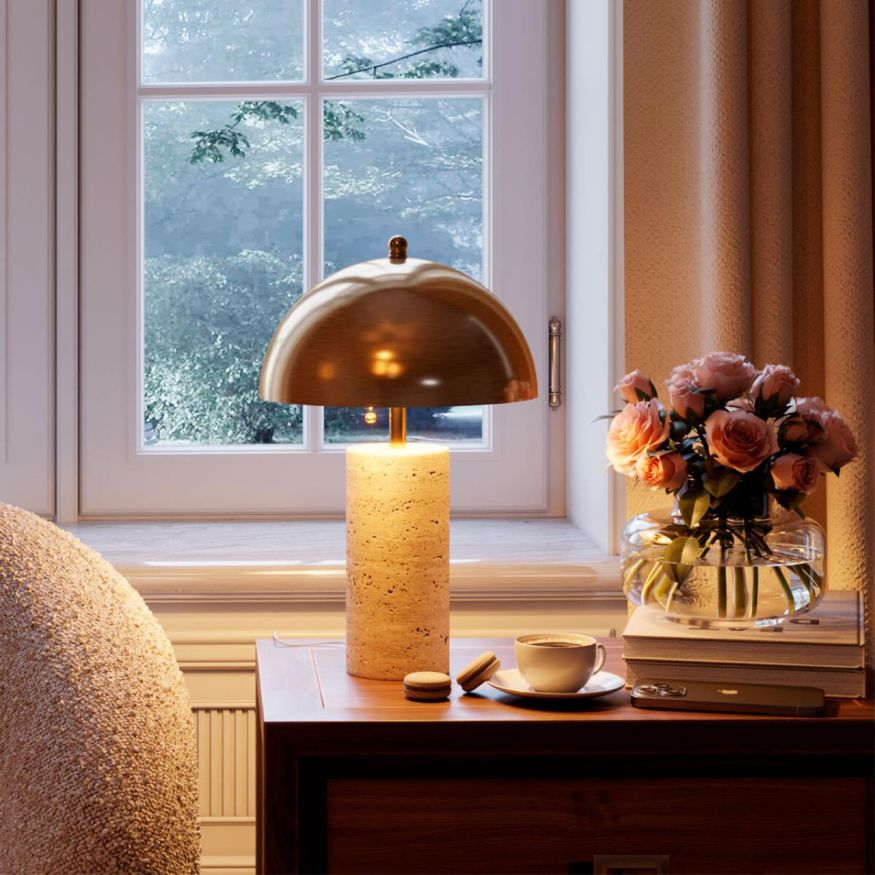 Настольный ODEON LIGHT 7089/2T RUFINA бронзовый/бежевый