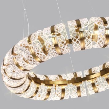 Люстра ODEON LIGHT 5030/128L MIRAGE античн.бронза/прозрачный