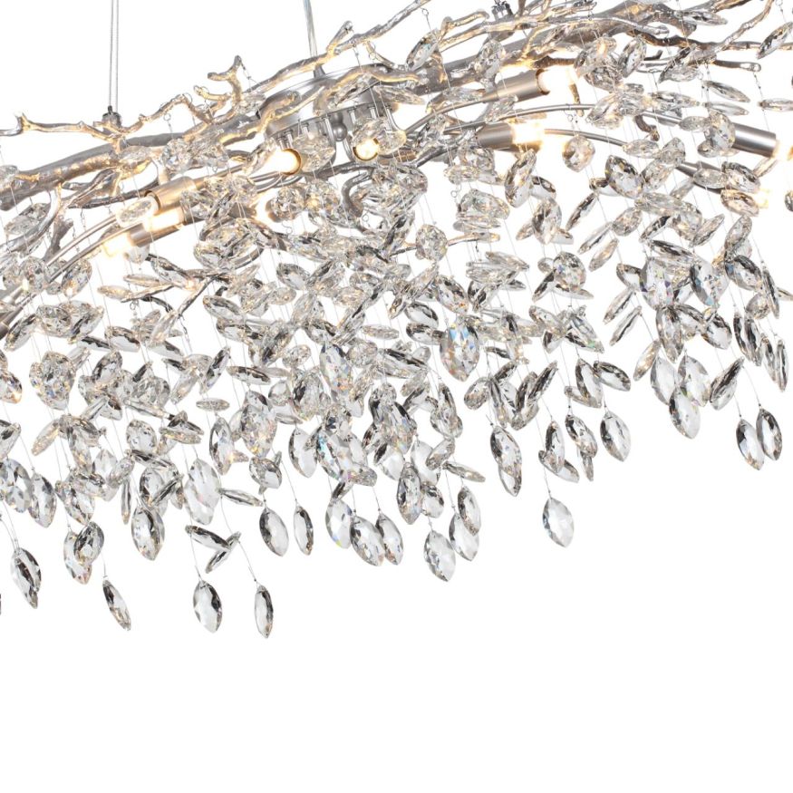 Люстра ODEON LIGHT 4970/14 DELICA серебристый/прозрачный