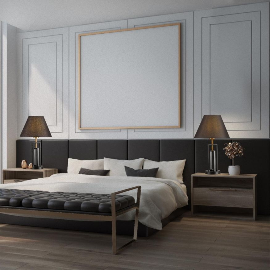 Настольная лампа LUMION 5290/1T FLETCHER черный, латунь