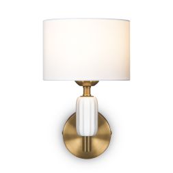 Настенный светильник (бра) Freya FR5491WL-01BS Freya Ceram Латунь