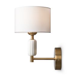 Настенный светильник (бра) Freya FR5491WL-01BS Freya Ceram Латунь