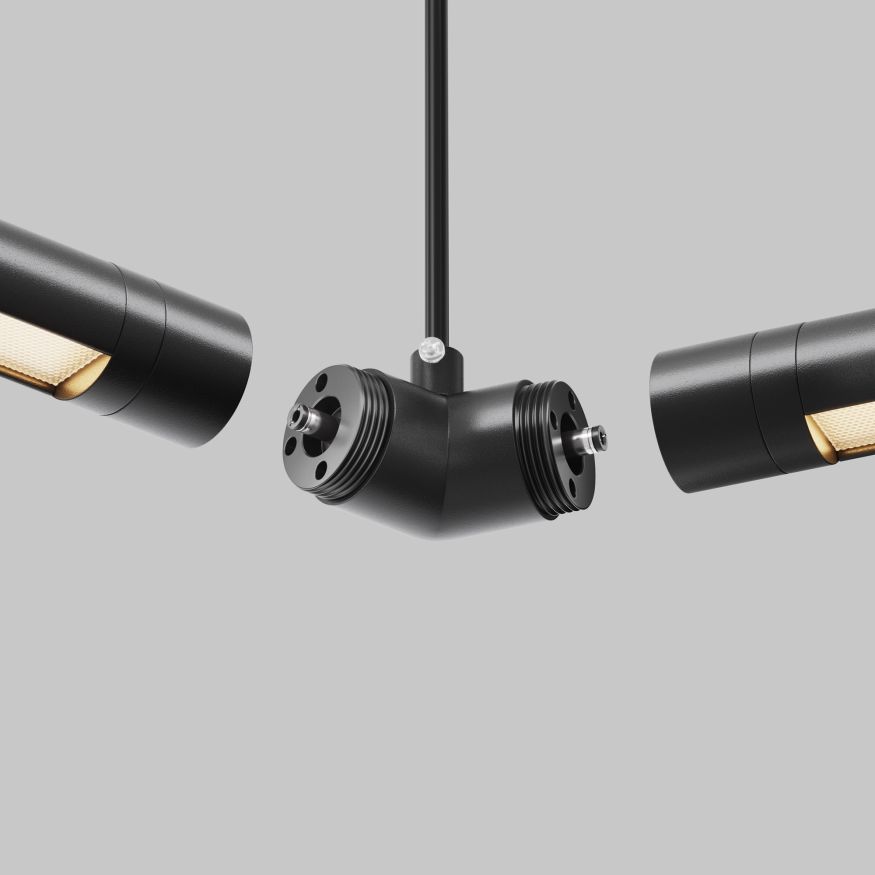 Комплектующие для систем освещения с токоведущими элементами Technical CA018LWC-P-B MAYTONI Accessories for system Shelf Черный