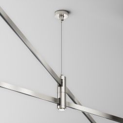 Комплектующие для систем освещения с токоведущими элементами Technical TRA157SW-D1-PT MAYTONI Accessories for tracks Flarity Платина