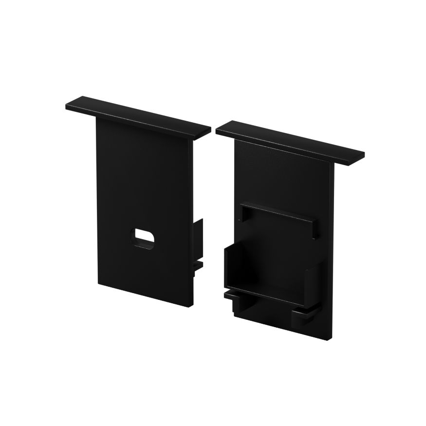 Комплектующие для профиля Led Strip 642054 MAYTONI Встраиваемый с накладным фланцем профиль Черный