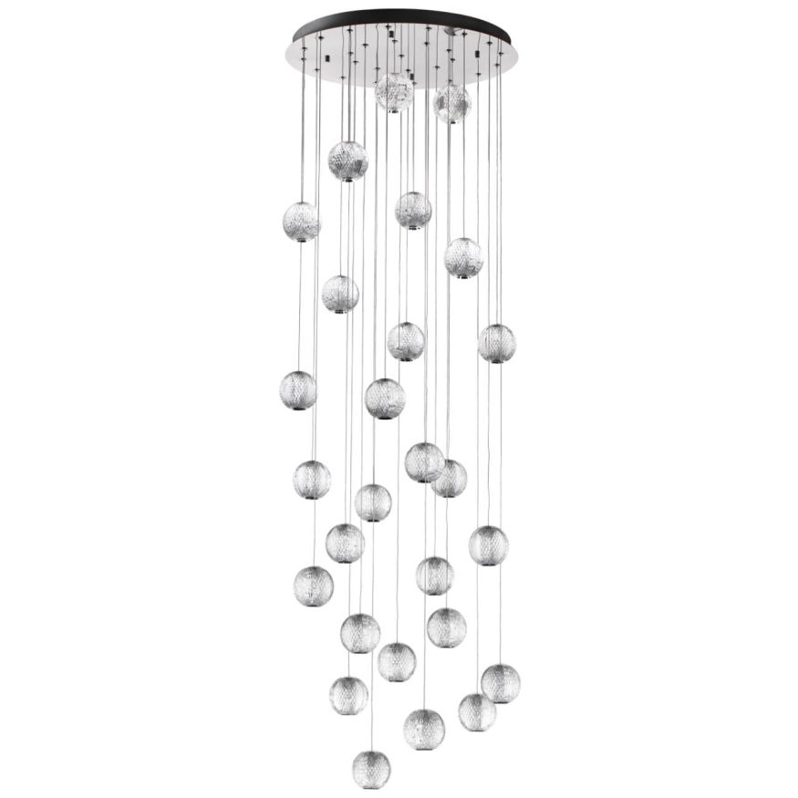 Люстра каскадная ODEON LIGHT 5007/120L CRYSTAL хром/прозрачный/металл/акрил