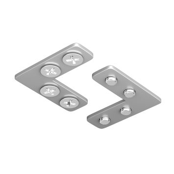 Комплектующие для профиля Technical TRA034CL-SC-42S MAYTONI Accessories for tracks Exility Серебро