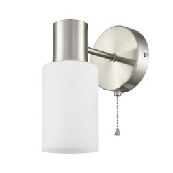 Бра LUMION 8099/1W MAVE никель, белый