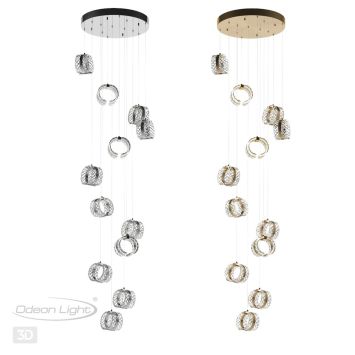 Люстра ODEON LIGHT 5029/83L MIRAGE хром/прозрачный