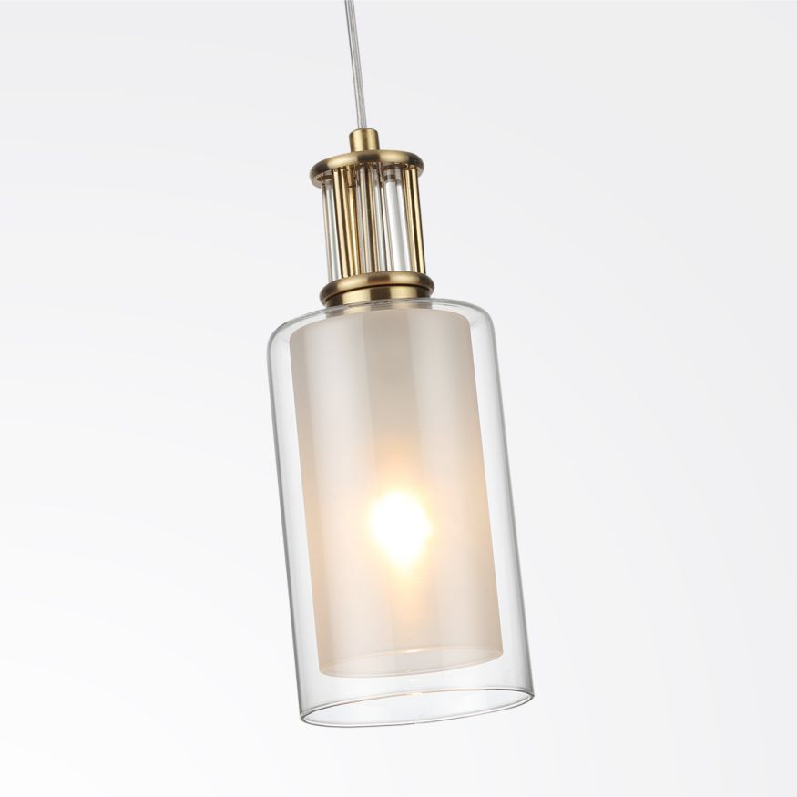 Подвес ODEON LIGHT 5088/1A SAGA античная бронза/стекло/прозрачный/белый