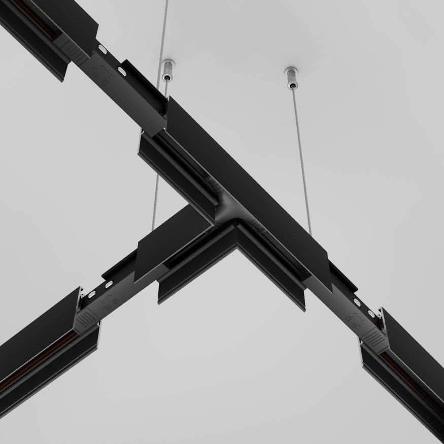 Комплектующие для систем освещения с токоведущими элементами Technical TRA034CWT-42B MAYTONI Accessories for tracks Exility Черный