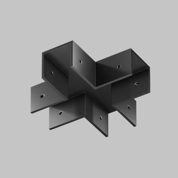 Комплектующие для профиля Outdoor O-TR001-CC MAYTONI Комплектующие для уличной трековой системы Elasity IP Черный