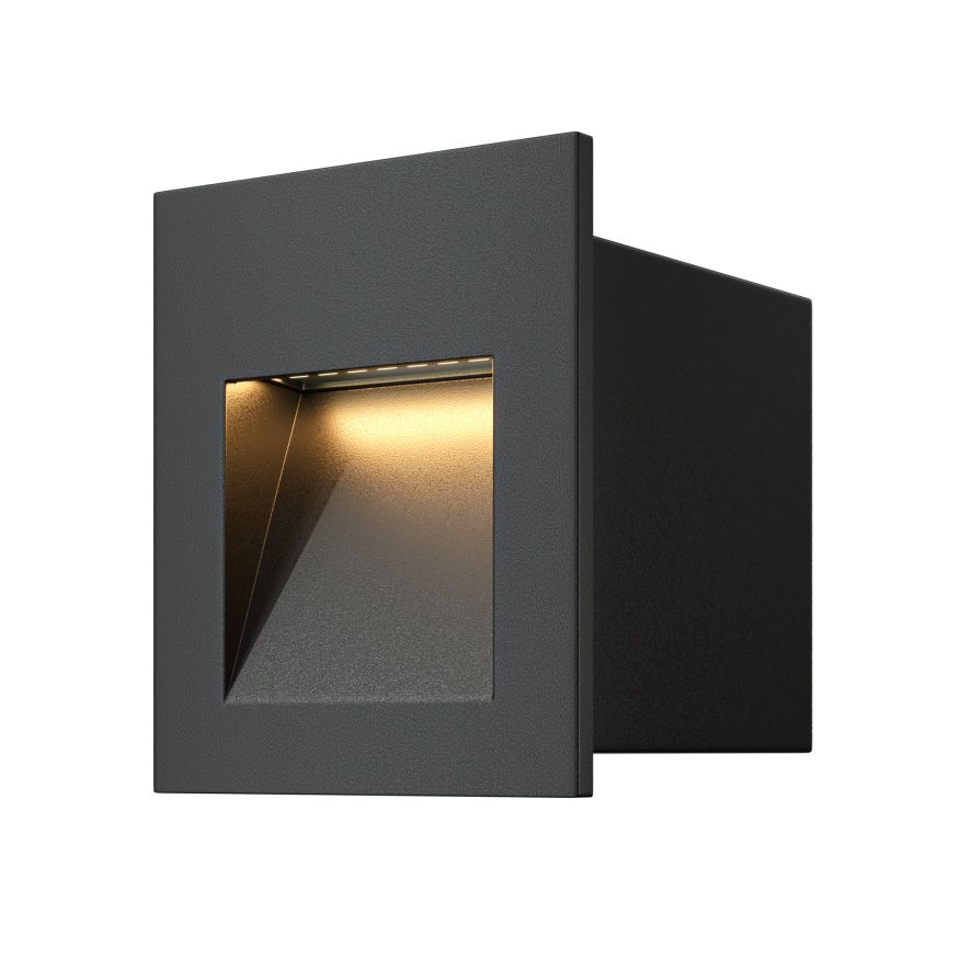 Подсветка для лестниц Outdoor O038-L3B MAYTONI Arca Черный