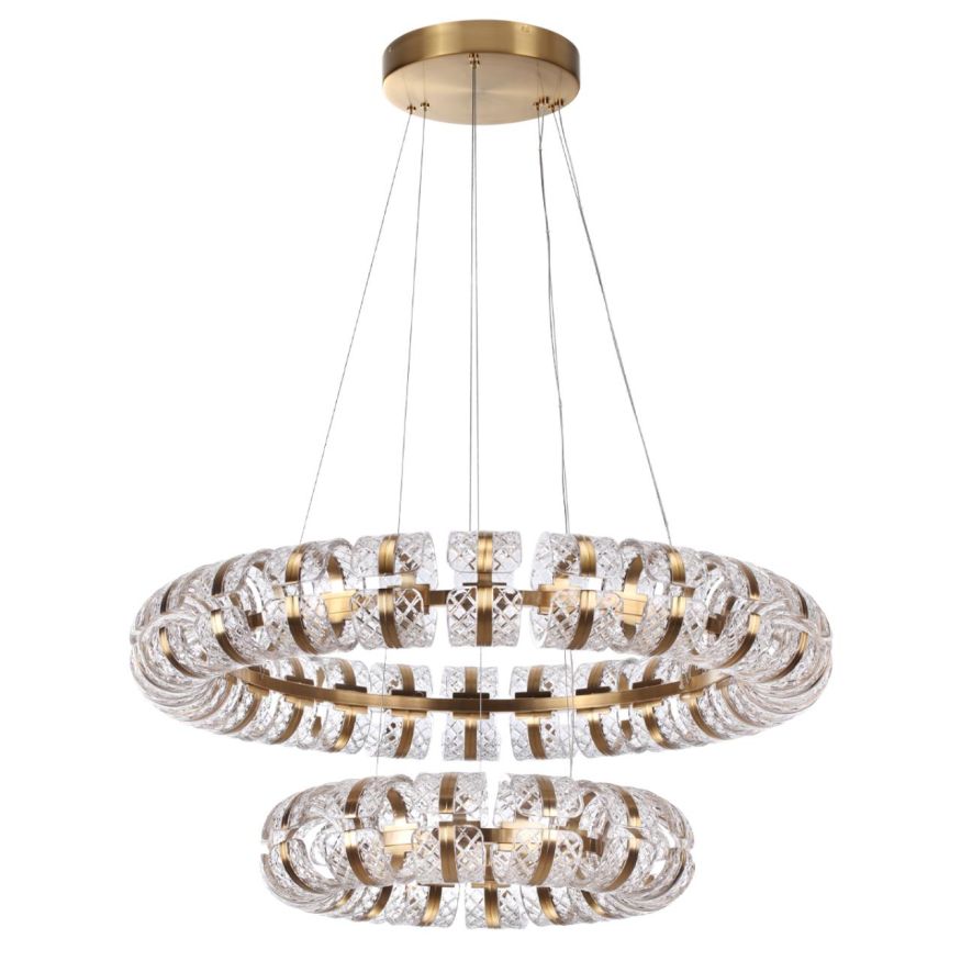 Люстра ODEON LIGHT 5030/230L MIRAGE античн.бронза/прозрачный