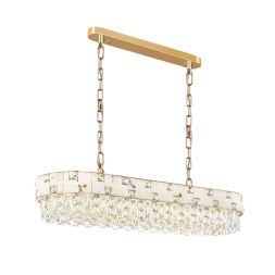 Люстра ODEON LIGHT 5076/10 CHESSI золото/прозрачный/белый