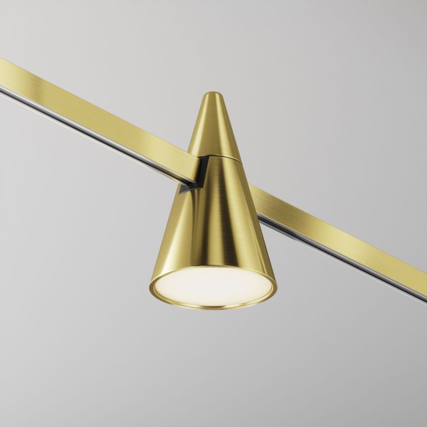 Трековый светильник Technical TR146-1-5W3K-BS MAYTONI Keila Латунь