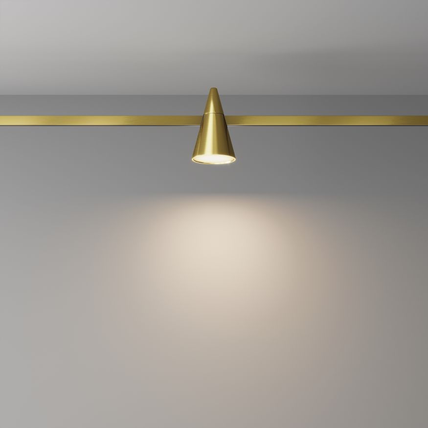 Трековый светильник Technical TR146-1-5W3K-BS MAYTONI Keila Латунь