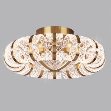 Люстра потолочная ODEON LIGHT 5030/104CL MIRAGE античн.бронза/прозрачный