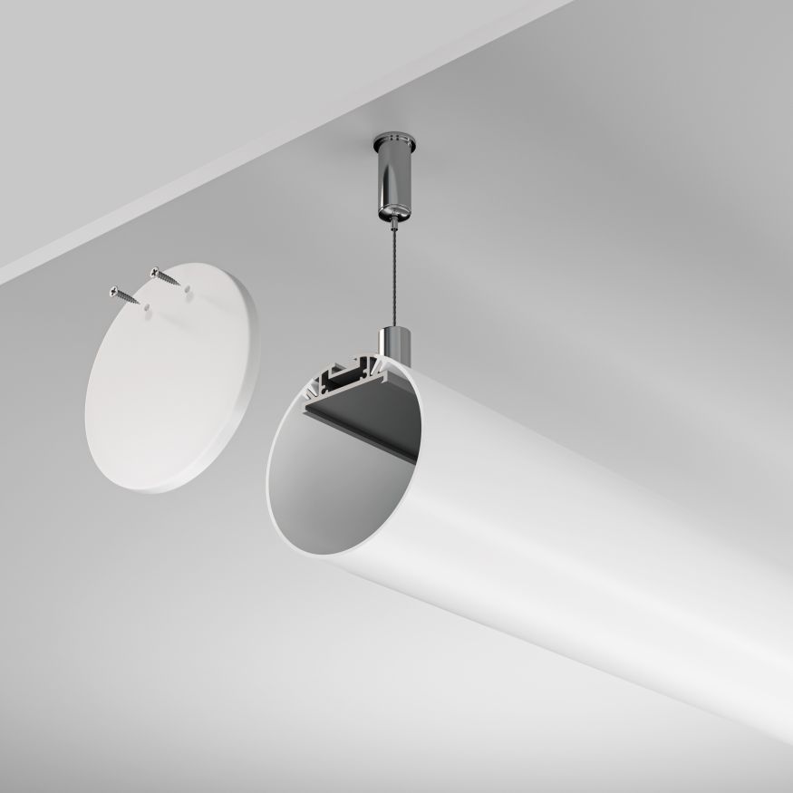 Профиль Led Strip ALM-D60-S-2M MAYTONI Подвесной профиль Серебро