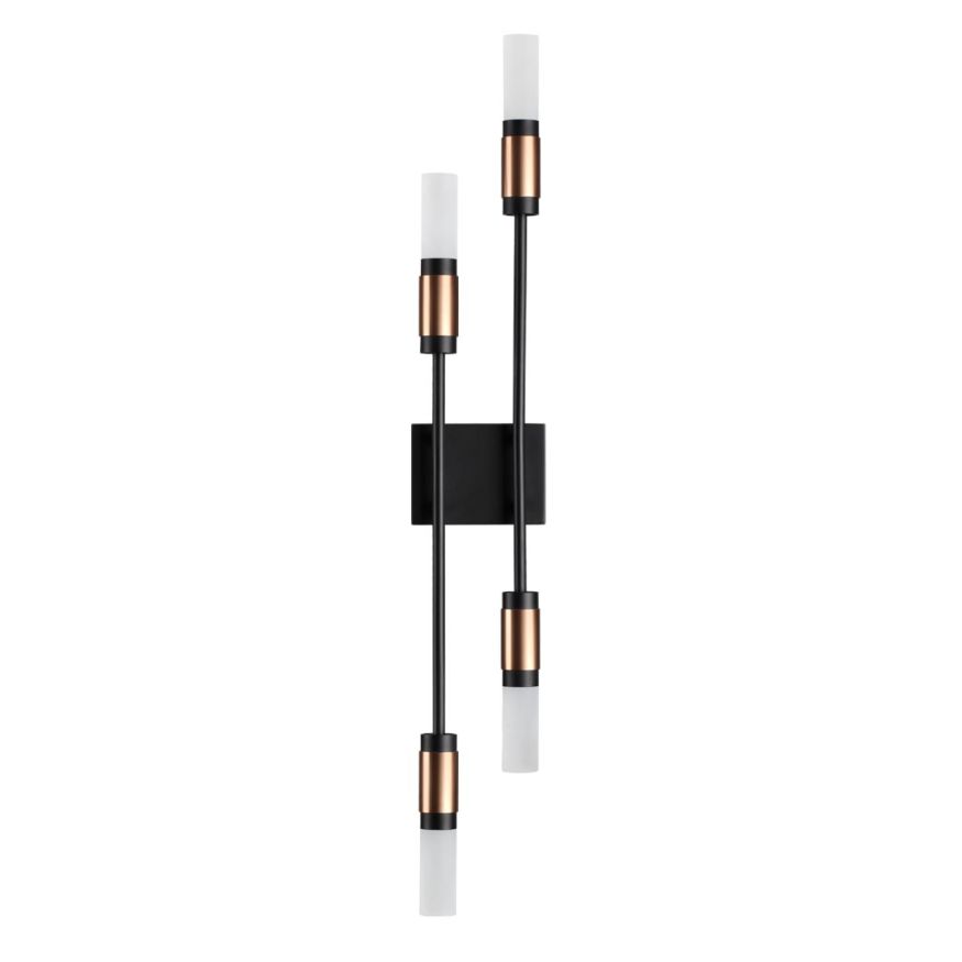 Бра ODEON LIGHT 5009/10WL Candel матовый черный/ант.бронза/белый