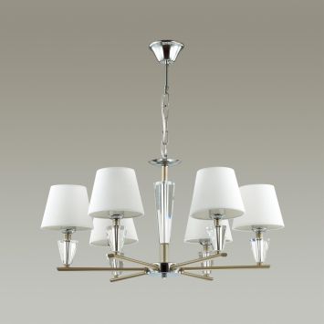 Люстра LUMION 3733/6 LORAINE хром, золотой