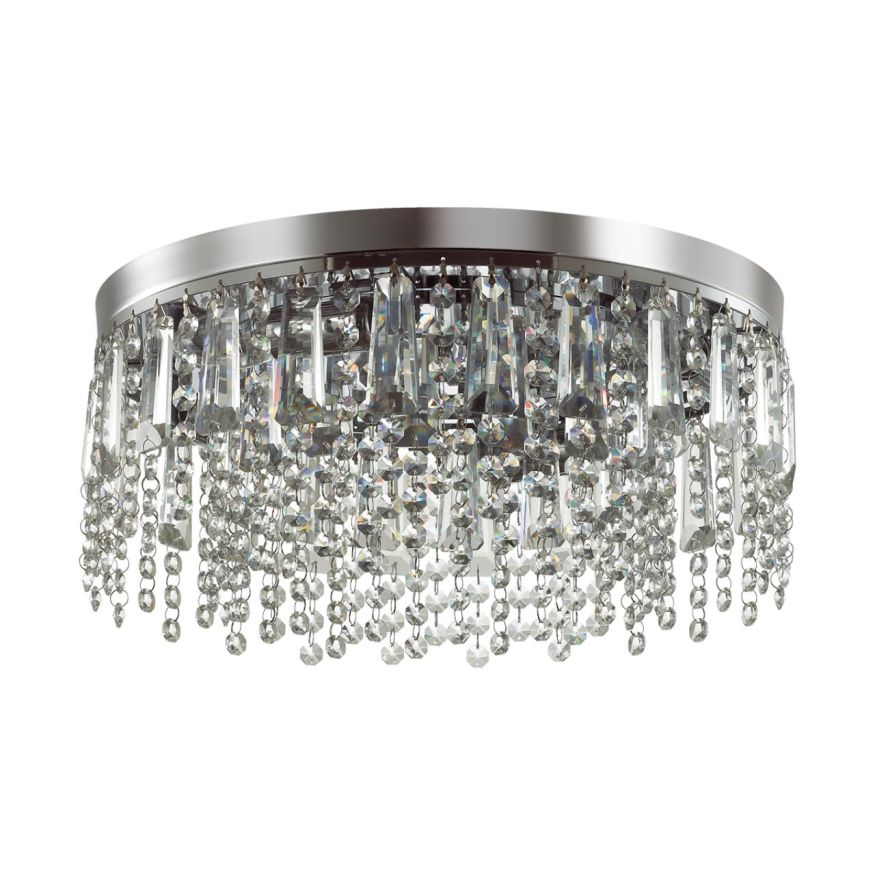 Люстра потолочная LUMION 5273/4C SPARKLE хром