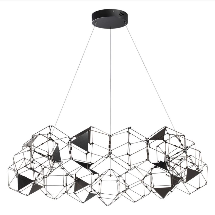 Люстра ODEON LIGHT 5087/68L TRELLIS черный хром