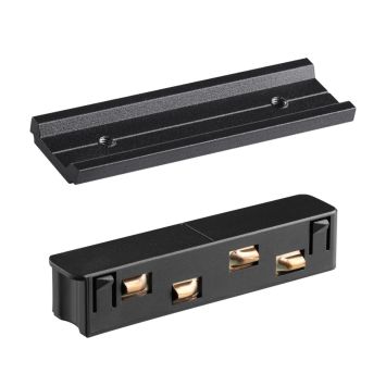 Соединитель с токопроводом прямой NOVOTECH 135164 FLUM черный