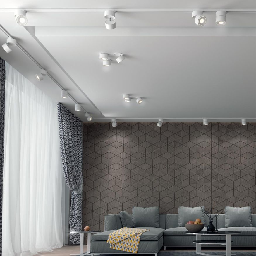 Светильник трековый однофазный трехжильный светодиодный NOVOTECH 358778 GRODA белый