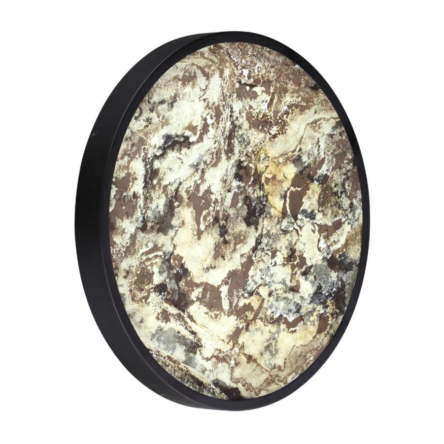 Настенно-потолочный светильник ODEON LIGHT 5064/40L BERGI матовый черный/серо-бежевый